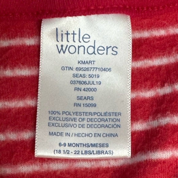 Baby Christmas New Years Eve Clothing Bundle Unisex Size 6-9 Months Holidays - Picture 3 of 11